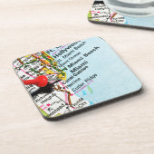 Dessous-de-verre Miami, la Floride (Côté gauche)