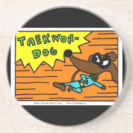 Dessous de verre Midge TAEKWON-DOG (Devant)