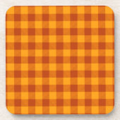 Dessous-de-verre Miel Ambre Buffalo Check (Devant)