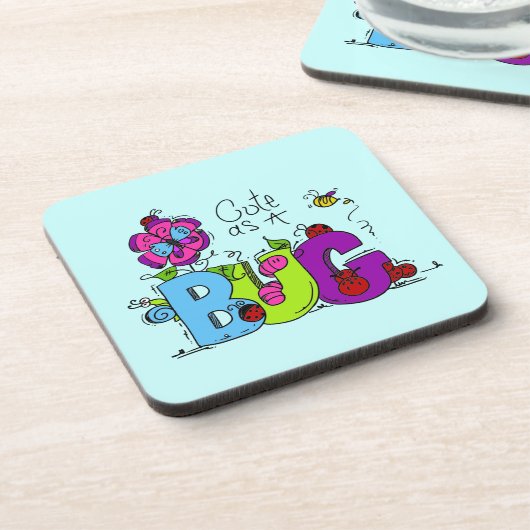 Dessous-de-verre Mignon comme insecte (Côté gauche)