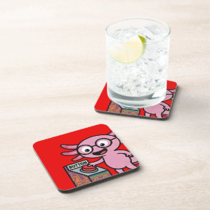 Dessous-de-verre Mignon Je Axolotl Questions aztèque Oh Non bouton