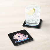 Dessous-de-verre mignon philosophe axolotl (Côté Droit)
