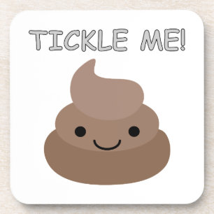 Dessous-de-verre Mignonne Tickme Poop Emoji