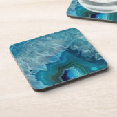 Dessous-de-verre Minerai en pierre de Druze de Geode d'agate (Côté gauche)