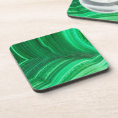 Dessous-de-verre Minéral de malachite vert brillant (Côté gauche)