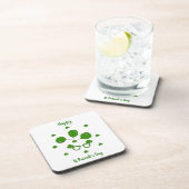 Dessous-de-verre Mini Mignonne Bonne St Patrick Joyeuse Journée (Côté Droit)