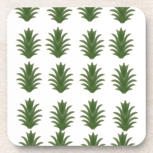Dessous-de-verre Minimalist Green Leaf Botanical Paper Plate (Devant)