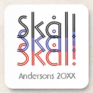 Dessous-de-verre Minimaliste Norvège Skål ! | Cadeau de fiançailles