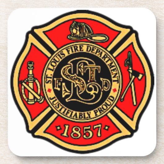 Dessous-de-verre MINISTÈRE DES INCENDIES DE St. LOUIS. (Devant)