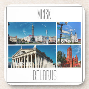 Dessous-de-verre Minsk Belarus Collage Architecture Dessous de verr