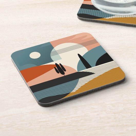 Dessous-de-verre Mirage du désert (Côté gauche)