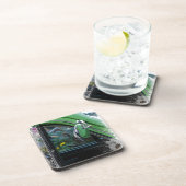 Dessous-de-verre Miroir automobile Vintage (Côté Droit)