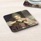 Dessous-de-verre Mme Abington comme Mlle Prue dans amour de (Côté gauche)