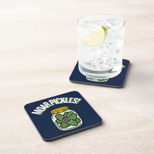 Dessous-de-verre Moar Pickles! Beverage Coaster (Côté Droit)