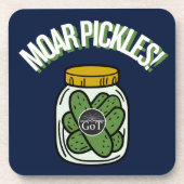 Dessous-de-verre Moar Pickles! Beverage Coaster (Devant)