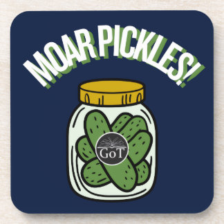 Dessous-de-verre Moar Pickles! Beverage Coaster
