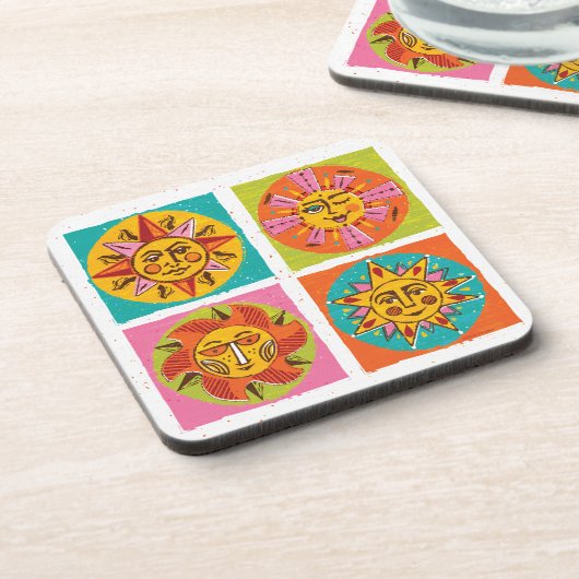 Dessous de verre Mod Sun Face (Côté gauche)