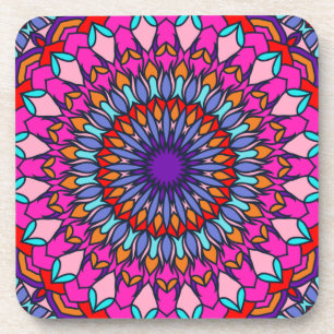 Dessous-de-verre Mode été motif Colorful Vintage tendance