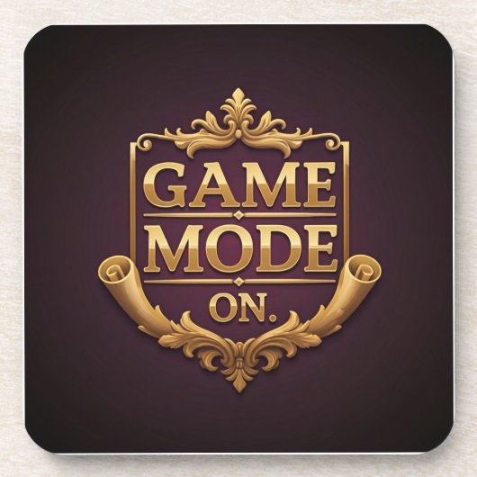 Dessous-de-verre Mode jeu activé (Devant)