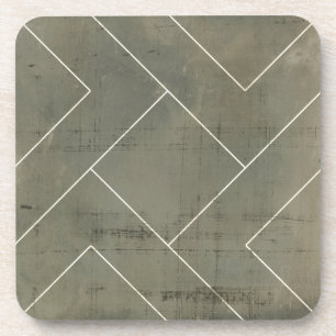 Dessous-de-verre Modèle abstrait avec des formes géométriques