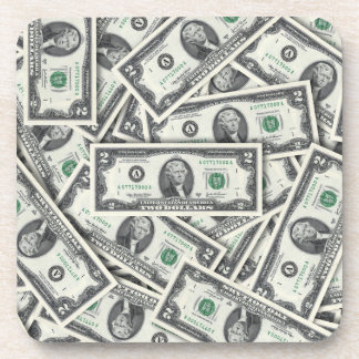 Dessous-de-verre Modèle de billet de 2 dollars