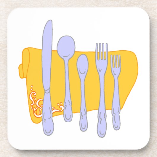 Dessous-de-verre Modèle de conception de Cuisine Dinnerware (Devant)