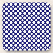 Dessous-de-verre Modèle de points blancs (Devant)