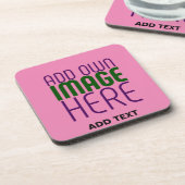 DESSOUS-DE-VERRE MODÈLE DE TEXTE D'IMAGE CHAUD MODERNE ÉDITABLE (Côté gauche)