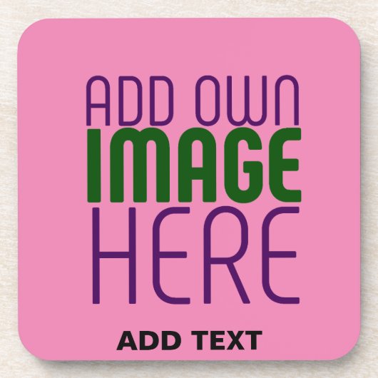 DESSOUS-DE-VERRE MODÈLE DE TEXTE D'IMAGE CHAUD MODERNE ÉDITABLE (Devant)