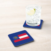 Dessous-de-verre Modèle du drapeau de l'État de Géorgie (Côté Droit)