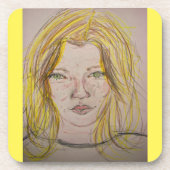 Dessous-de-verre Modèle fille (Devant)