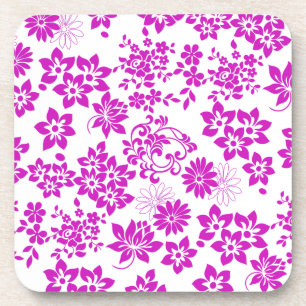 Dessous-de-verre Modèle floral D02.pink.b
