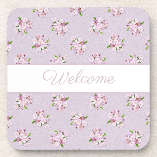 Dessous-de-verre Modèle floral rétro (Devant)