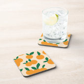 Dessous-de-verre Modern Stylish Citrus Fruit Oranges Pattern (Côté Droit)