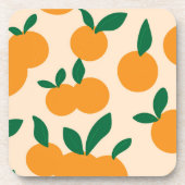Dessous-de-verre Modern Stylish Citrus Fruit Oranges Pattern (Devant)