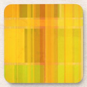 Dessous-de-verre Moderne Abstrait Couleurs Citronnées Colorées