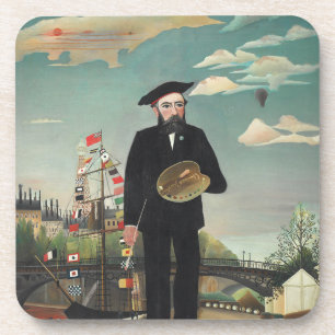 Dessous-de-verre Moi-même : Portrait – Paysage, Henri Rousseau 1890
