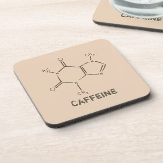 Dessous-de-verre Molécule de caféine