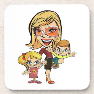 DESSOUS-DE-VERRE MOM ET ENFANTS