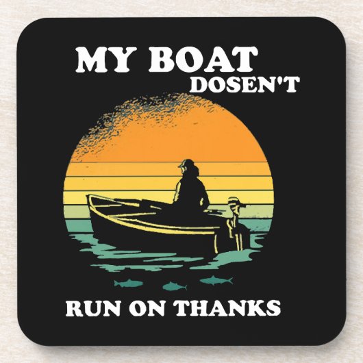 Dessous-de-verre Mon bateau ne fonctionne pas grâce (Devant)