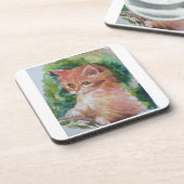 Dessous-de-verre Mon chat adorable (Côté gauche)