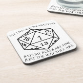 Dessous-de-verre Mon maître de cachot (Côté gauche)