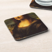 Dessous-de-verre mona lisa moustache (Côté gauche)