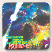 Dessous-de-verre Mondes Zombie Galaxie d'Halloween (Devant)