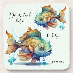 Dessous de verre Mondial De L'Eau Poissons