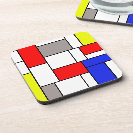 Dessous-de-verre Mondrian (Côté gauche)