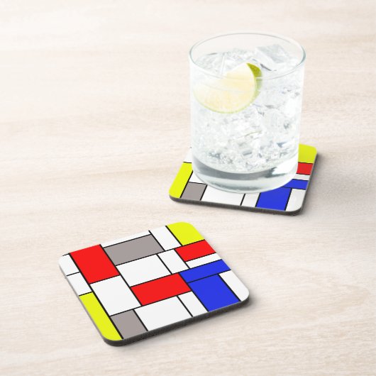 Dessous-de-verre Mondrian (Côté Droit)