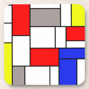 Dessous-de-verre Mondrian