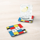 Dessous-de-verre Mondrian Style (Côté Droit)