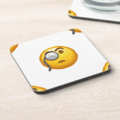 Dessous-de-verre monocle émoji (Côté gauche)